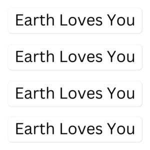 Earth Loves You Sticker Packer
