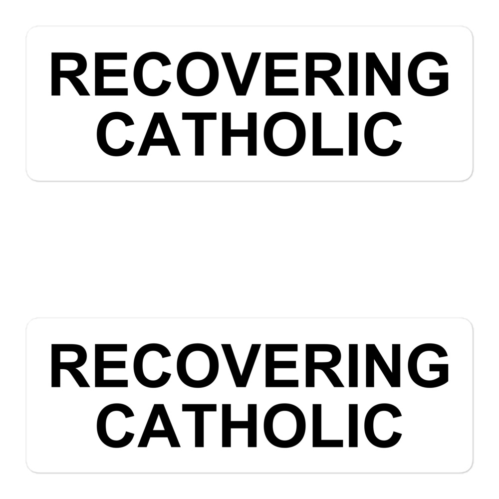 RECOVERING CATHOLIC Sticker Pack