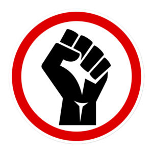 BLACK POWER - BLACK FIST Sticker