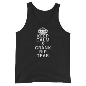 Shayna Baszler KEEP CALM and CRANK RIP TEAR Tank Top