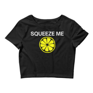 SQUEEZE ME Lemon Crop Top