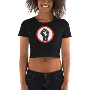 BLACK POWER - BLACK FIST Crop Top