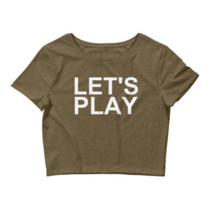 Marina Shafir LET'S PLAY Crop Top shirt