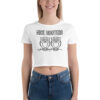 NICE HOOTERS – Owls on a tree branch Crop Top Shirt