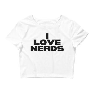 Kim Kardashian I LOVE NERDS Crop Top