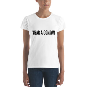 Sinéad O’Connor ‘WEAR A CONDOM’ Women's T-Shirt