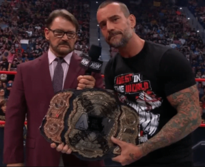 CM Punk X AEW World title