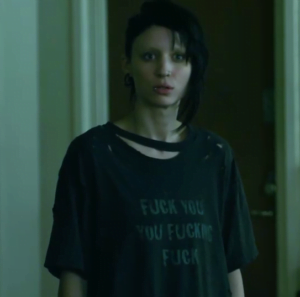 Girl With The Dragon Tattoo Fuck You You Fucking Fuck T-Shirt