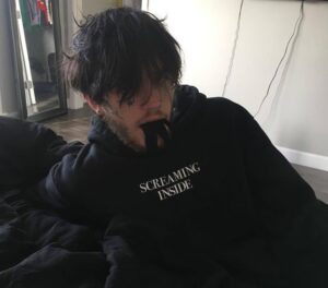 Lil Peep Screaming Inside hoodie. Goth Angel Sinner
