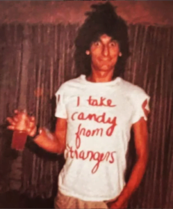 Rolling Stones Ronnie Wood I take candy from strangers t-shirt