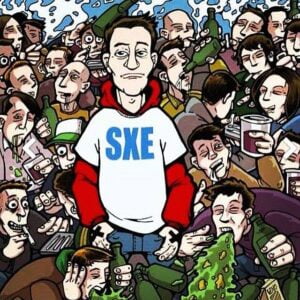 SXE Straightedge cartoon