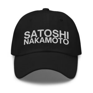 Kanye West - SATOSHI NAKAMOTO Dad hat (Embroidered)