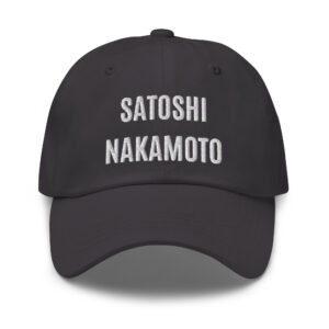 Kanye West – SATOSHI NAKAMOTO Dad hat (Embroidered)