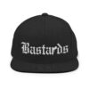 BASTARDS Gun Flat Brim Hat (Embroidered)
