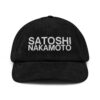 SATOSHI NAKAMOTO Corduroy hat