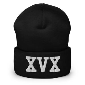 XVX Embroidered Beanie | XVX - Vegan Straight Edge