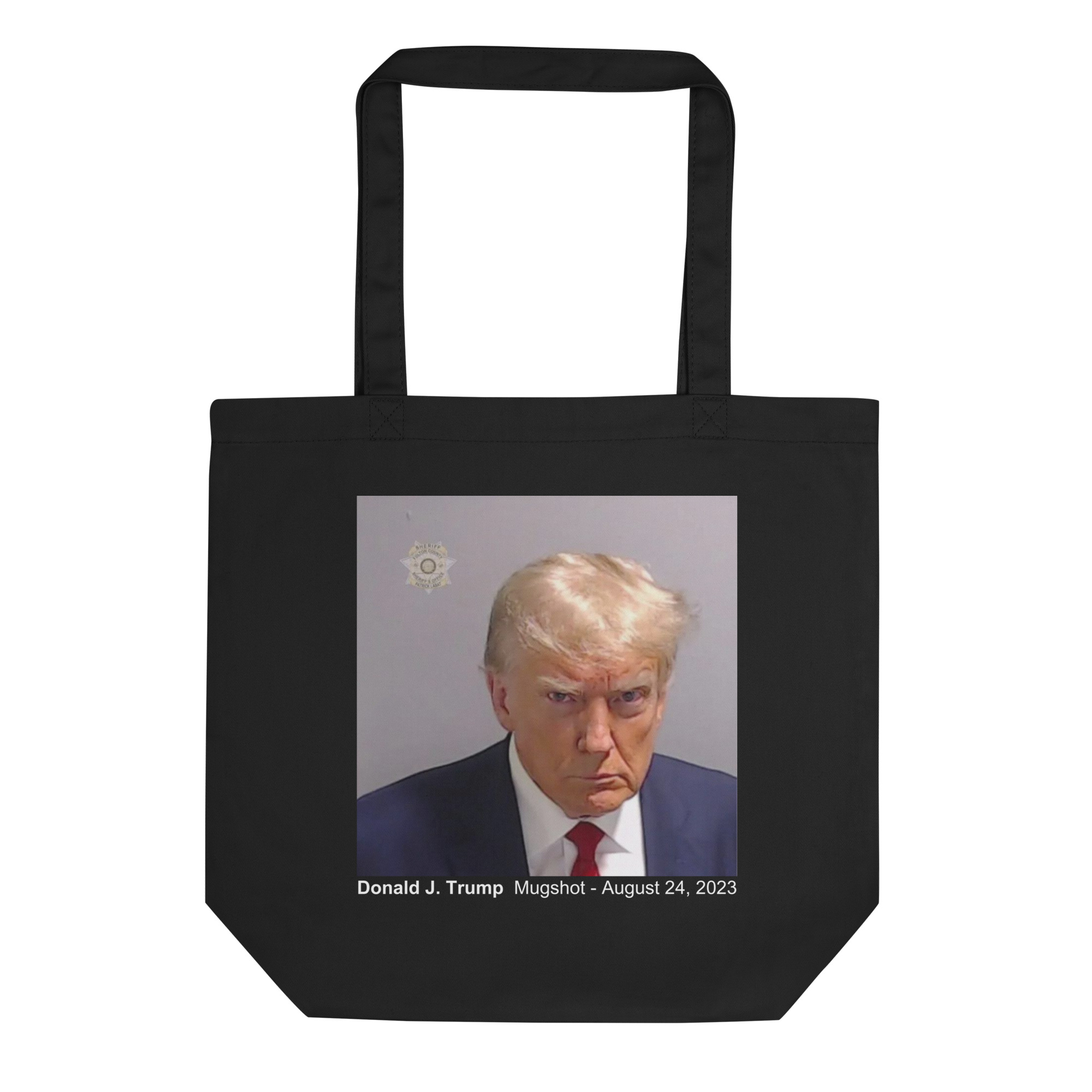 DONALD TRUMP MUGSHOT Commemorative Tote Bag - PYGear.com