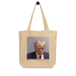 Alternative view of DONALD TRUMP MUGSHOT Commemorative Eco Tote Bag