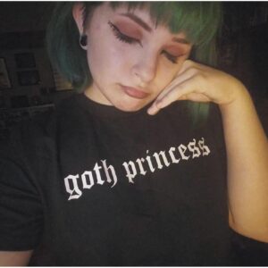 goth princess shirt