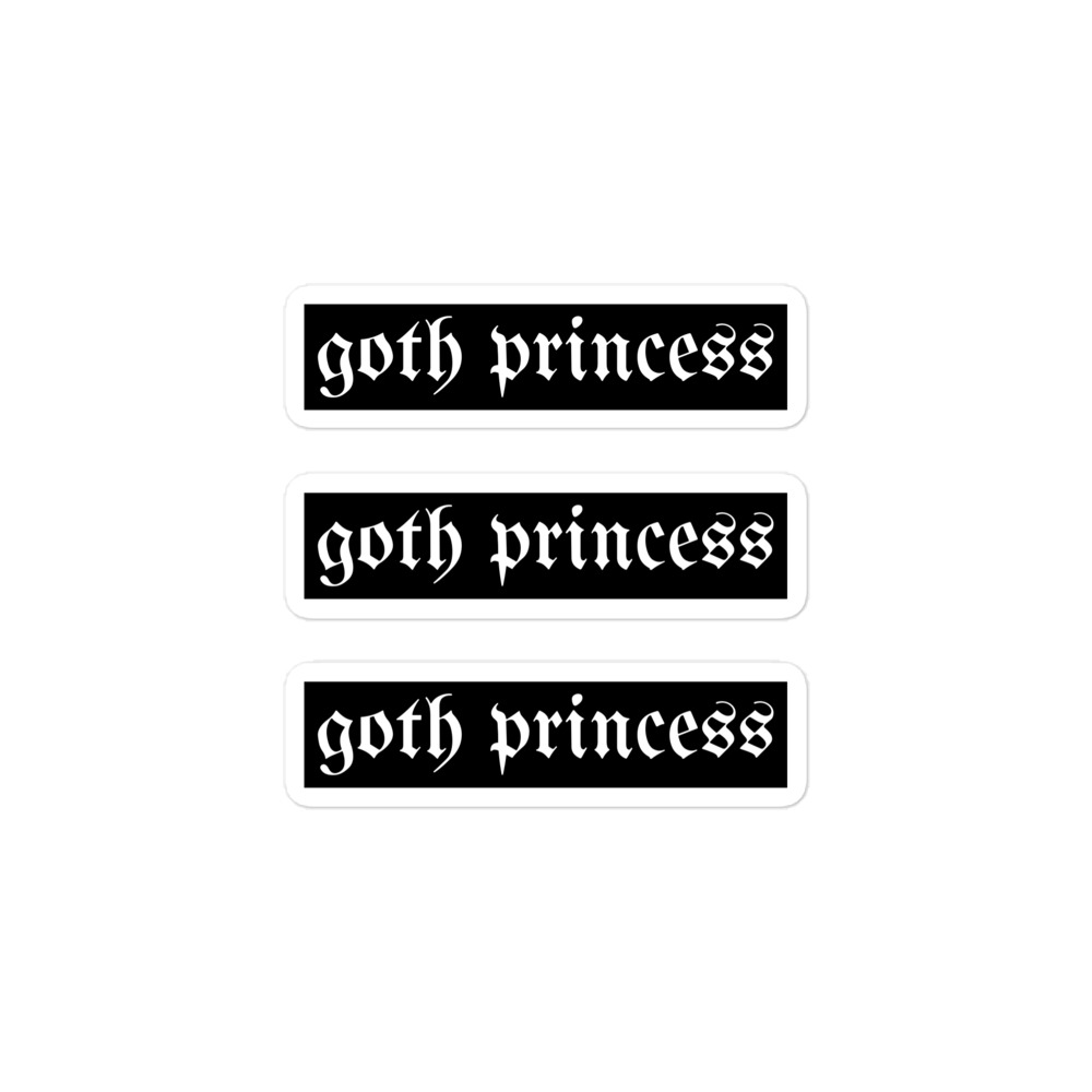 Goth Princess Sticker Pack 3256