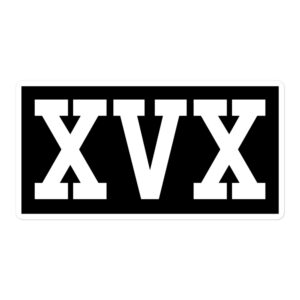 XVX Stickers – Vegan Straight Edge