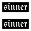 SINNER sticker