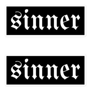 SINNER sticker