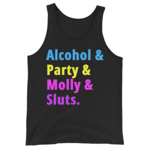 Alcohol Party Molly Sluts Tank Top