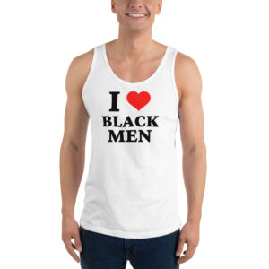 I LOVE BLACK MEN Unisex Tank Top