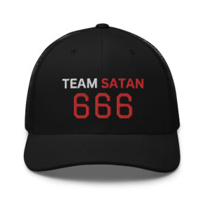 TEAM SATAN 666 Trucker Hat