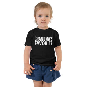 GRANDMA'S FAVORITE Toddler Short Sleeve Tee