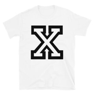 Big X Straight Edge White T-Shirt
