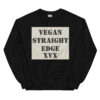VEGAN STRAIGHT EDGE XVX Sweatshirt (Square Logo)
