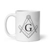 Freemasonry Square & Compass logo coffee mug