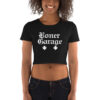 BONER GARAGE + PARKING IN REAR Crop Top (FRONT + BACK)