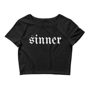 SINNER Crop Top
