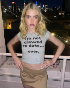 Chloe Cherry I'M NOT ALLOWED TO DATE EVER shirt