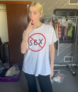 Chloe Cherry NO SEX T-shirt