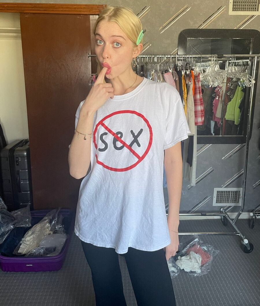 Chloe Cherry NO SEX T-shirt