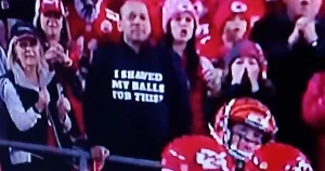 I SHAVED MY BALLS FOR THIS hoodie at a football game