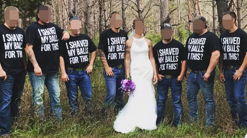 I SHAVED MY BALLS FOR THIS trashy wedding groomsmen and husband