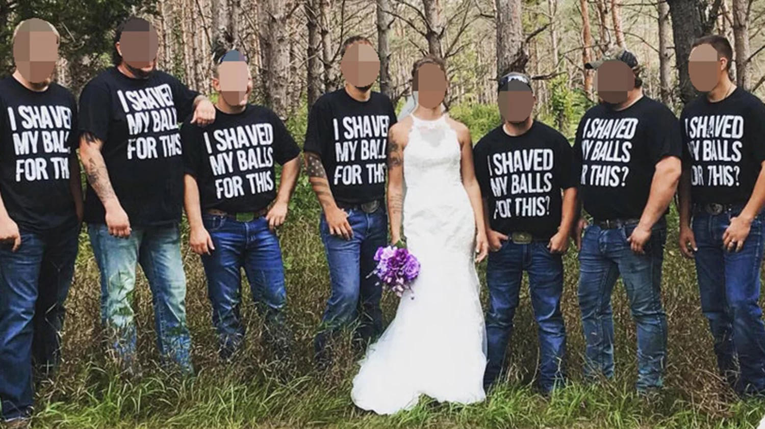 I SHAVED MY BALLS FOR THIS trashy wedding groomsmen and husband outfit