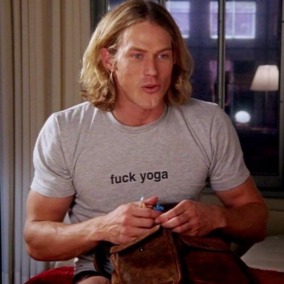 Jerry 'Smith' Jerrod Fuck Yoga T-Shirt - Sex In The City