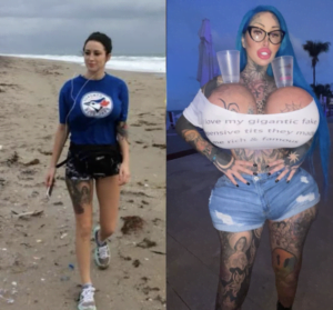 Mary Magdalene before and after boobs surgery addiction