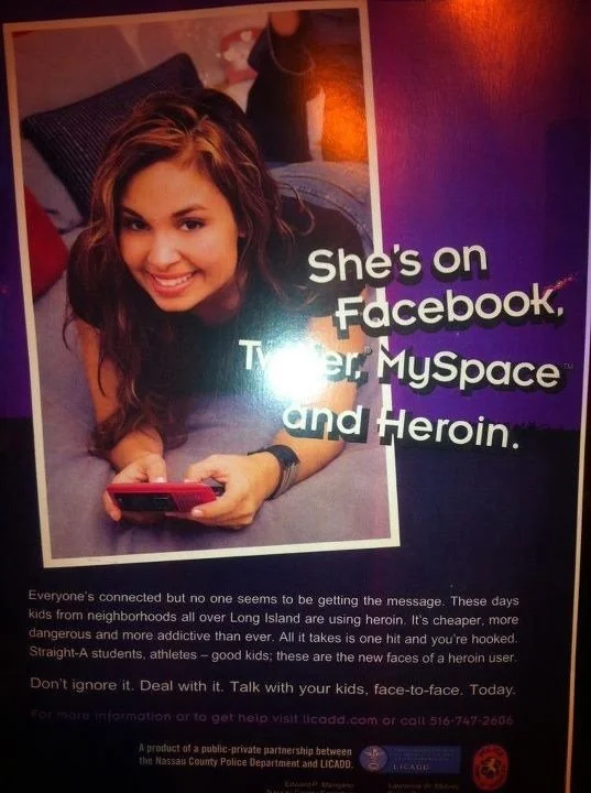 She's on Facebook Twitter MySpace and Heroin