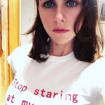 Stop staring at my eyes shirt