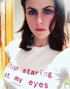 Stop staring at my eyes shirt