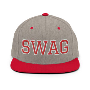 SWAG Flat Brim Snapback Hat (Embroidered)