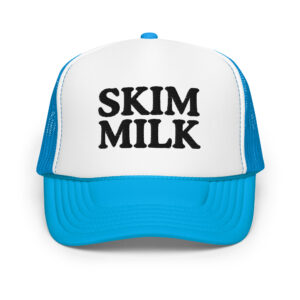SKIM MILK Foam trucker hat (Embroidered)