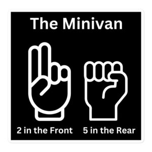 The Minivan (Fisting) sticker